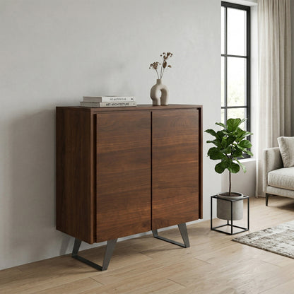 Walnut Walnut | Lowry Medium Storage Cabinet in Walnut