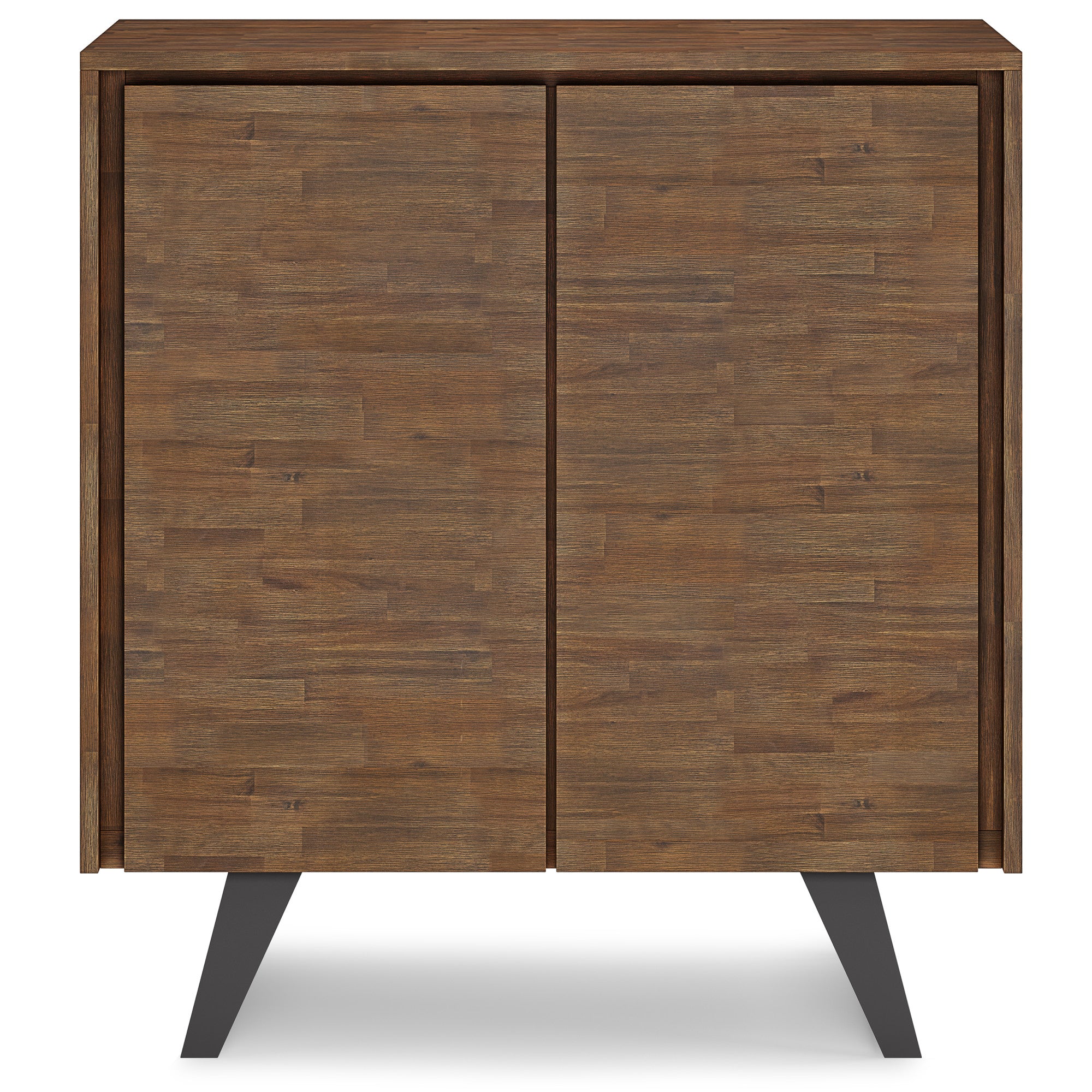 Rustic Natural Aged Brown Acacia | Lowry Medium Storage Cabinet