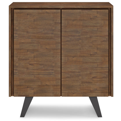 Rustic Natural Aged Brown Acacia | Lowry Medium Storage Cabinet