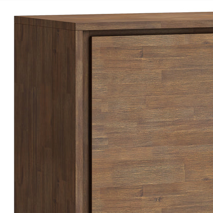 Rustic Natural Aged Brown Acacia | Lowry Medium Storage Cabinet