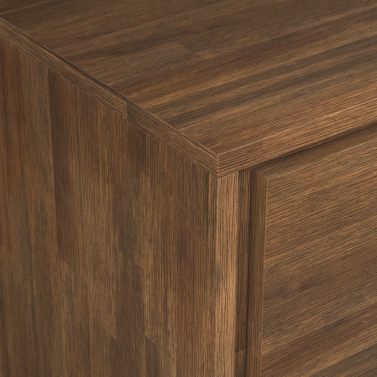 Rustic Natural Aged Brown Acacia| Lowry Medium Storage Cabinet in Acacia