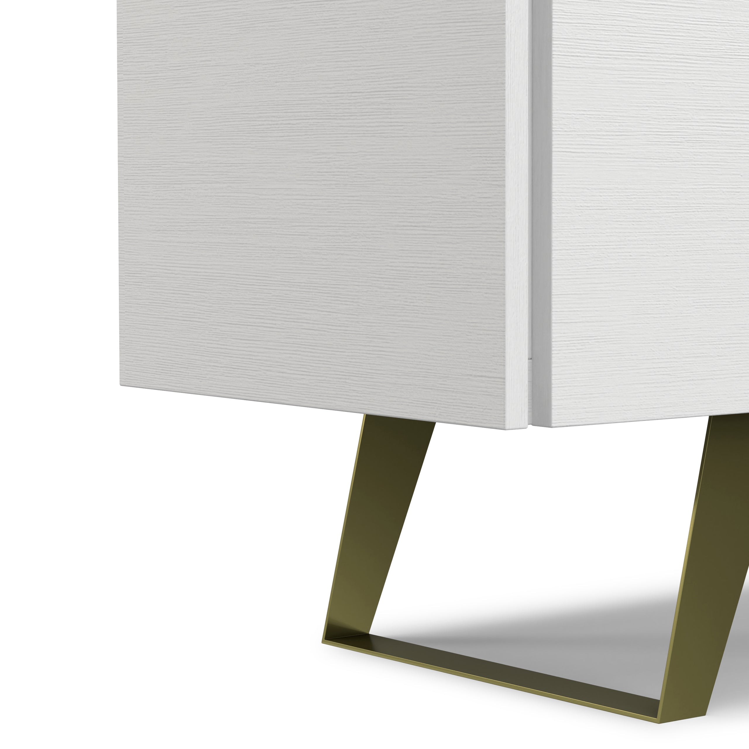 White Acacia | Lowry TV Media Stand in Acacia