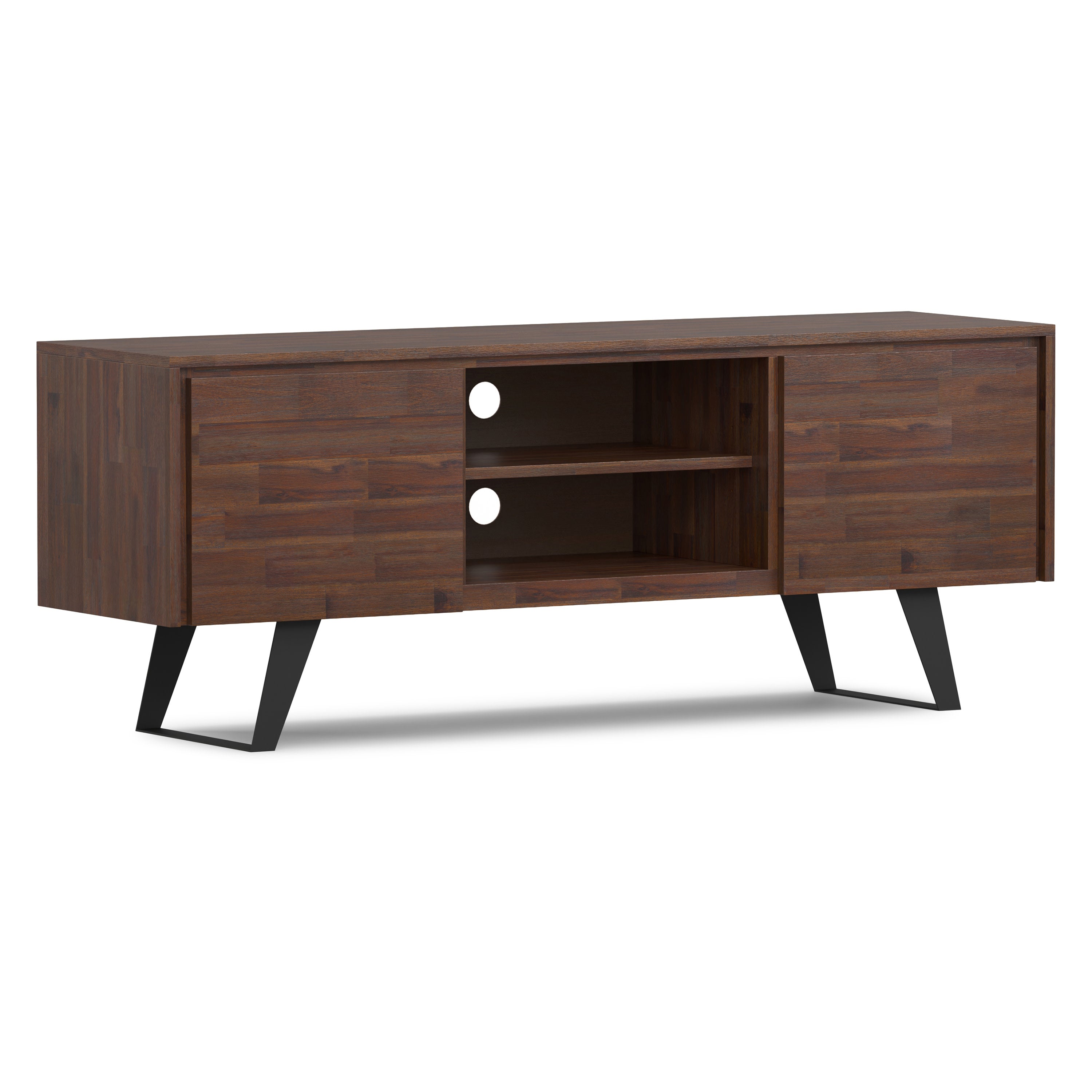 Solid Acacia TV Stand | Lowry TV Media Stand – Simpli Home
