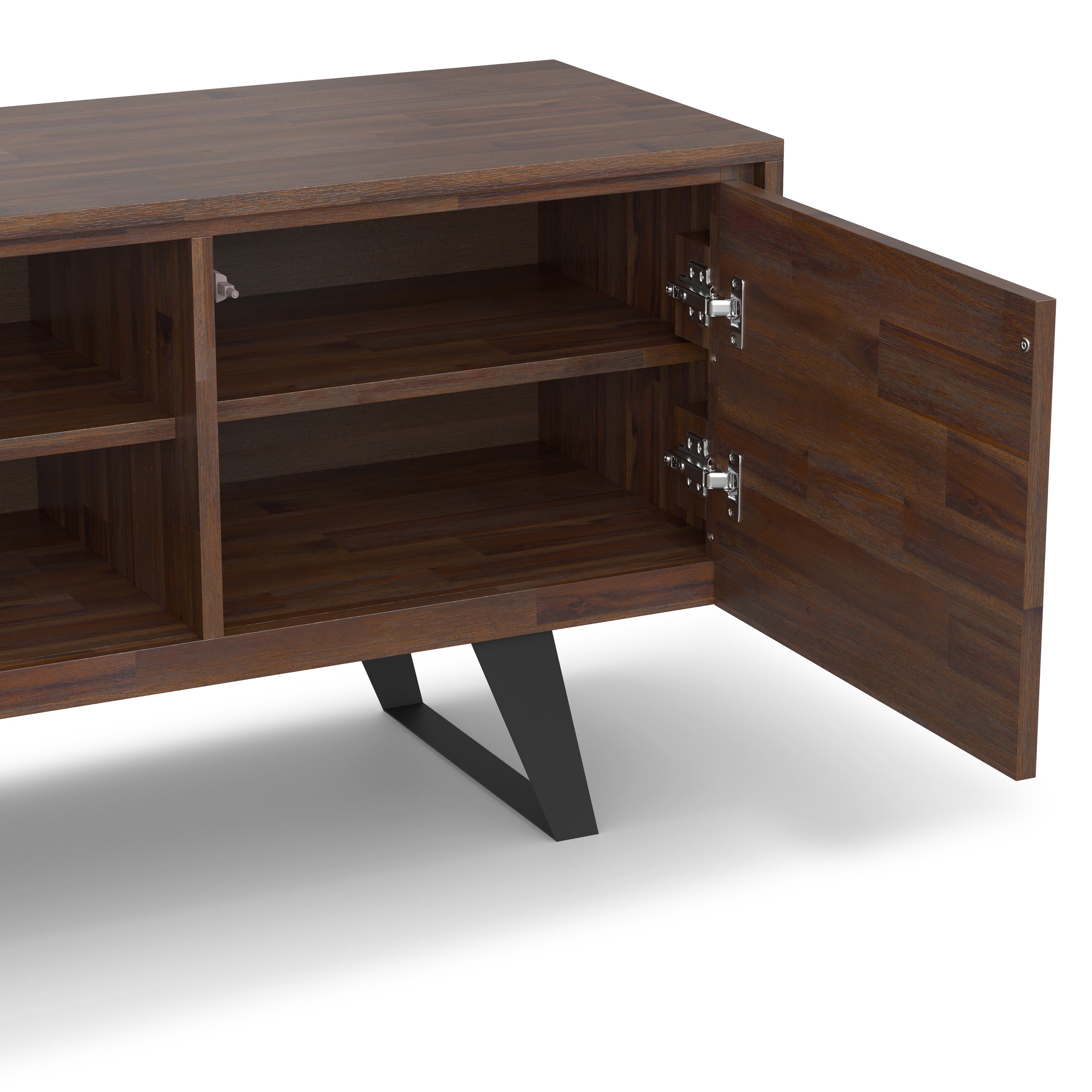 Solid Acacia TV Stand | Lowry TV Media Stand – Simpli Home