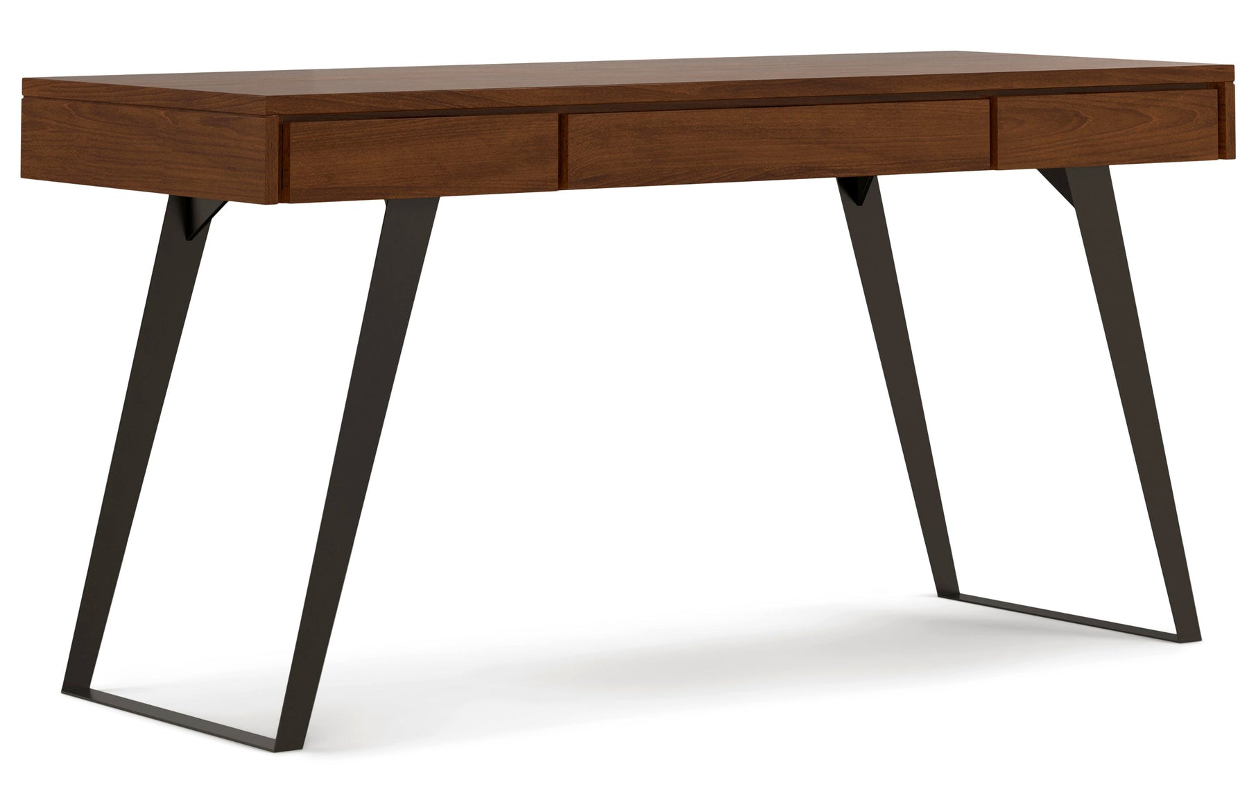 Walnut Solid Wood - Walnut Veneer | Lowry Desk