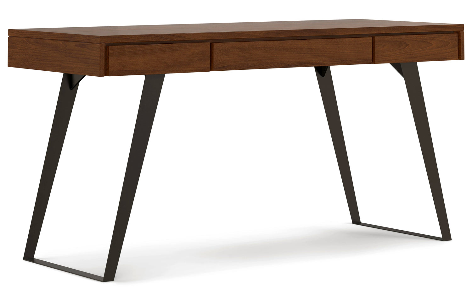 Walnut Solid Wood - Walnut Veneer | Lowry Desk