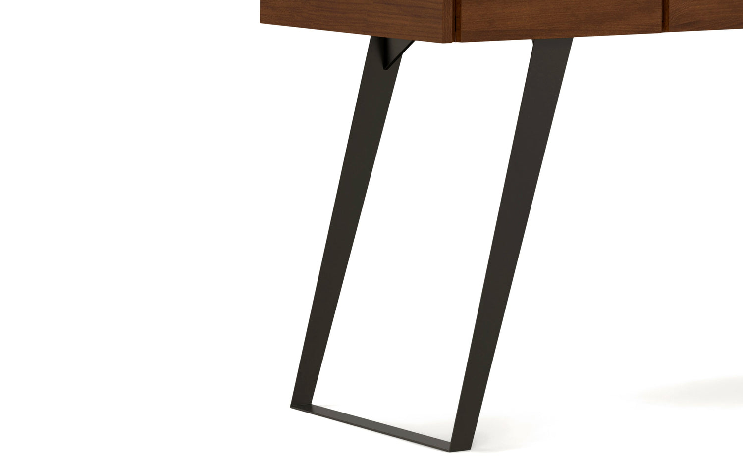Walnut Solid Wood - Walnut Veneer | Lowry Desk