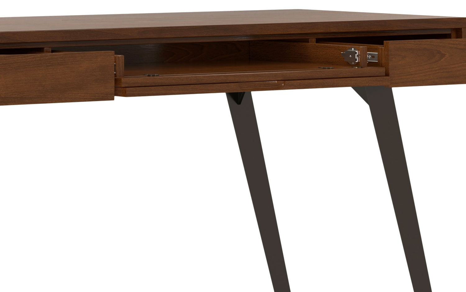 Walnut Solid Wood - Walnut Veneer | Lowry Desk