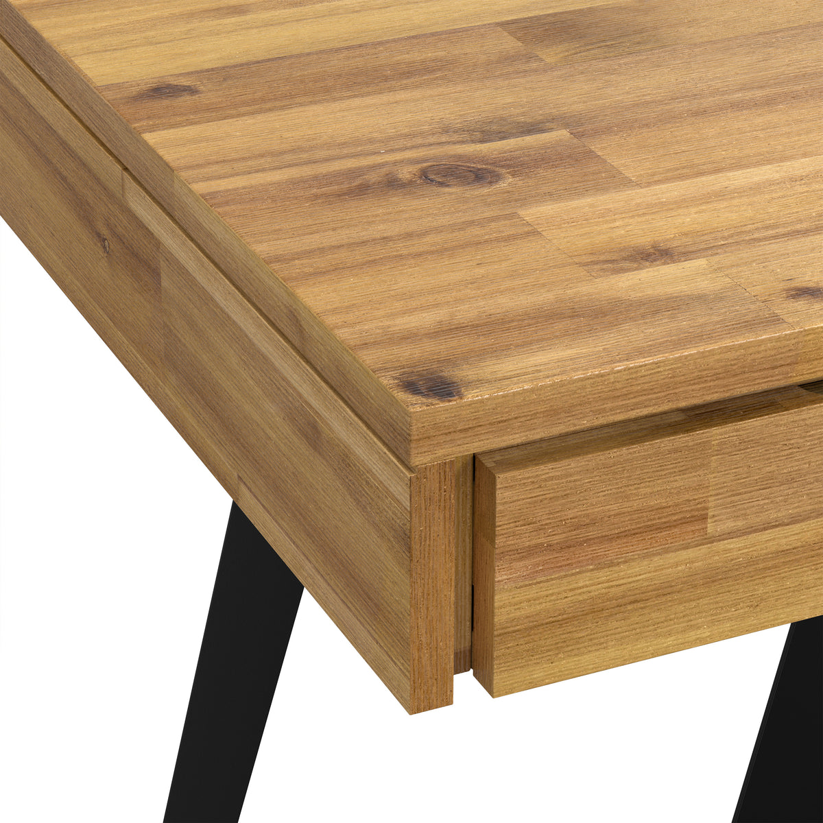 Distressed Golden Wheat Acacia | Lowry Desk in Acacia