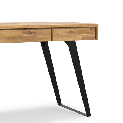 Distressed Golden Wheat Acacia | Lowry Desk in Acacia