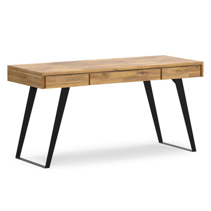 Distressed Golden Wheat Acacia | Lowry Desk in Acacia