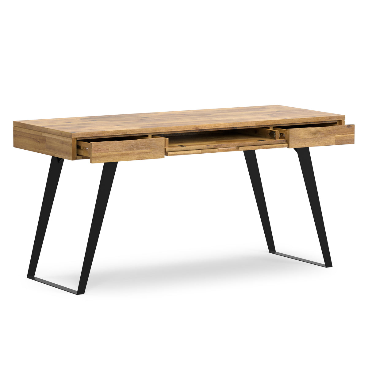 Distressed Golden Wheat Acacia | Lowry Desk in Acacia