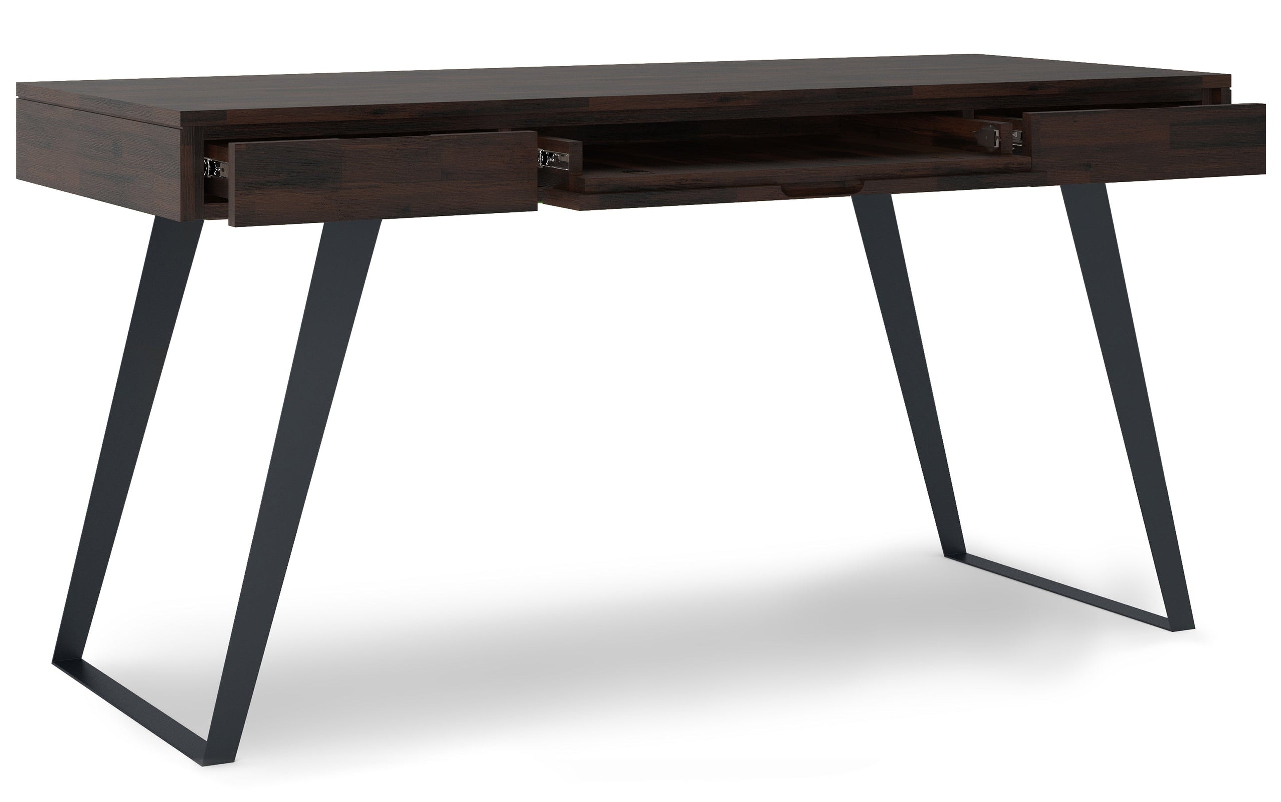 Distressed Hickory Brown Acacia | Lowry Desk