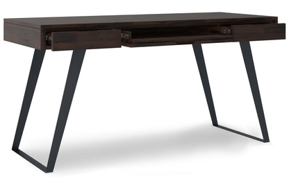 Distressed Hickory Brown Acacia | Lowry Desk