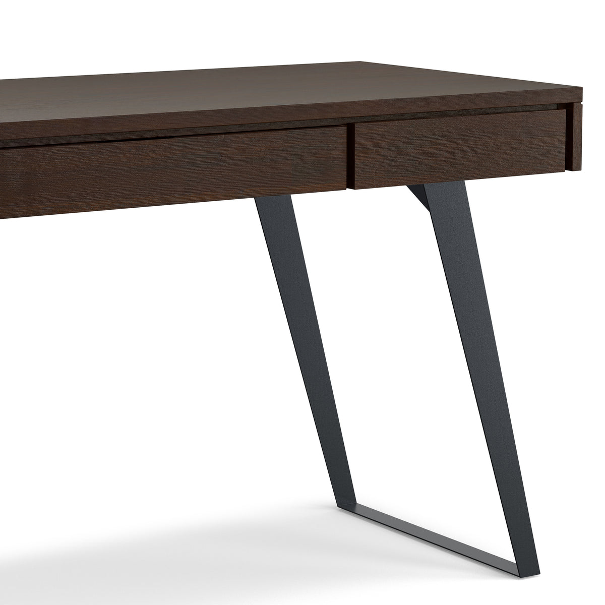 Distressed Hickory Brown Acacia | Lowry Desk in Acacia