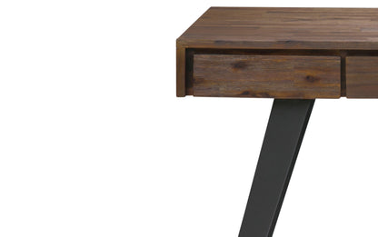 Rustic Natural Aged Brown Acacia | Lowry Desk