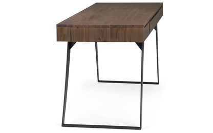 Rustic Natural Aged Brown Acacia | Lowry Desk