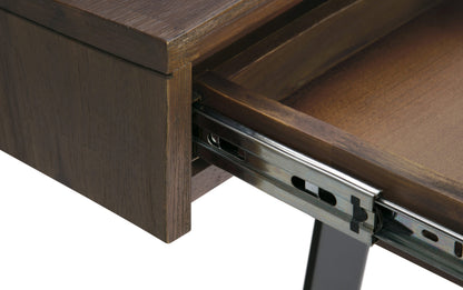 Rustic Natural Aged Brown Acacia | Lowry Desk