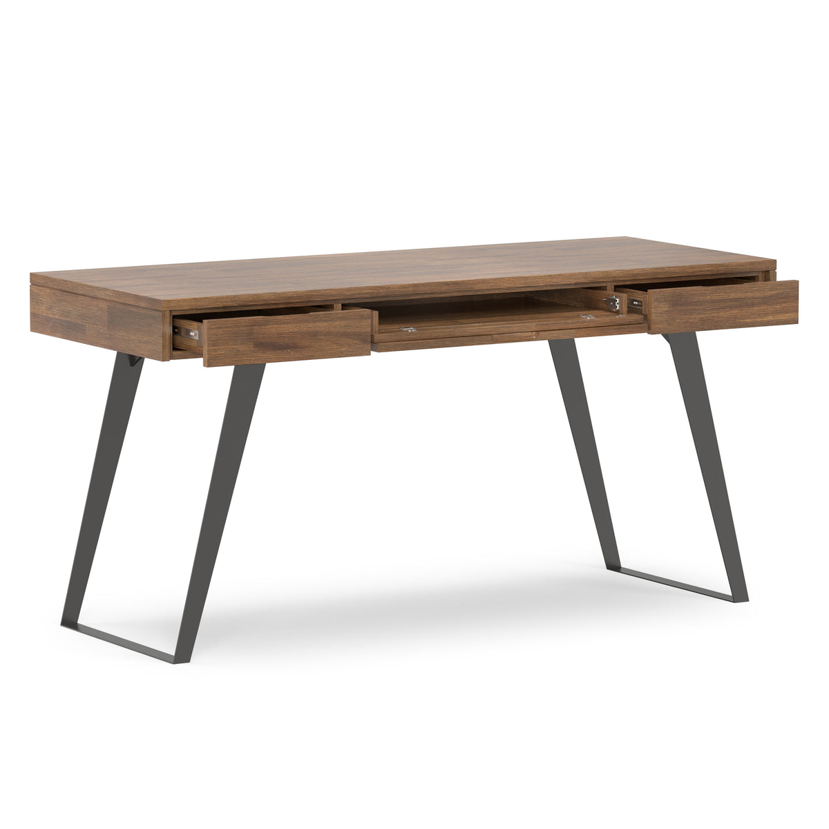 Rustic Natural Aged Brown Acacia | Lowry Desk in Acacia