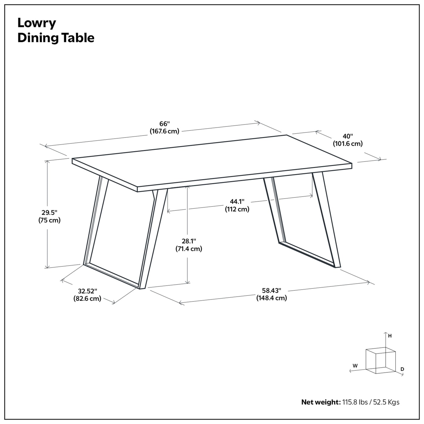 Walnut Walnut | Lowry Dining Table