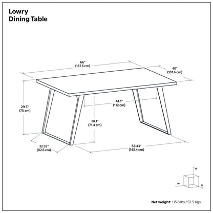 Walnut Walnut | Lowry Dining Table