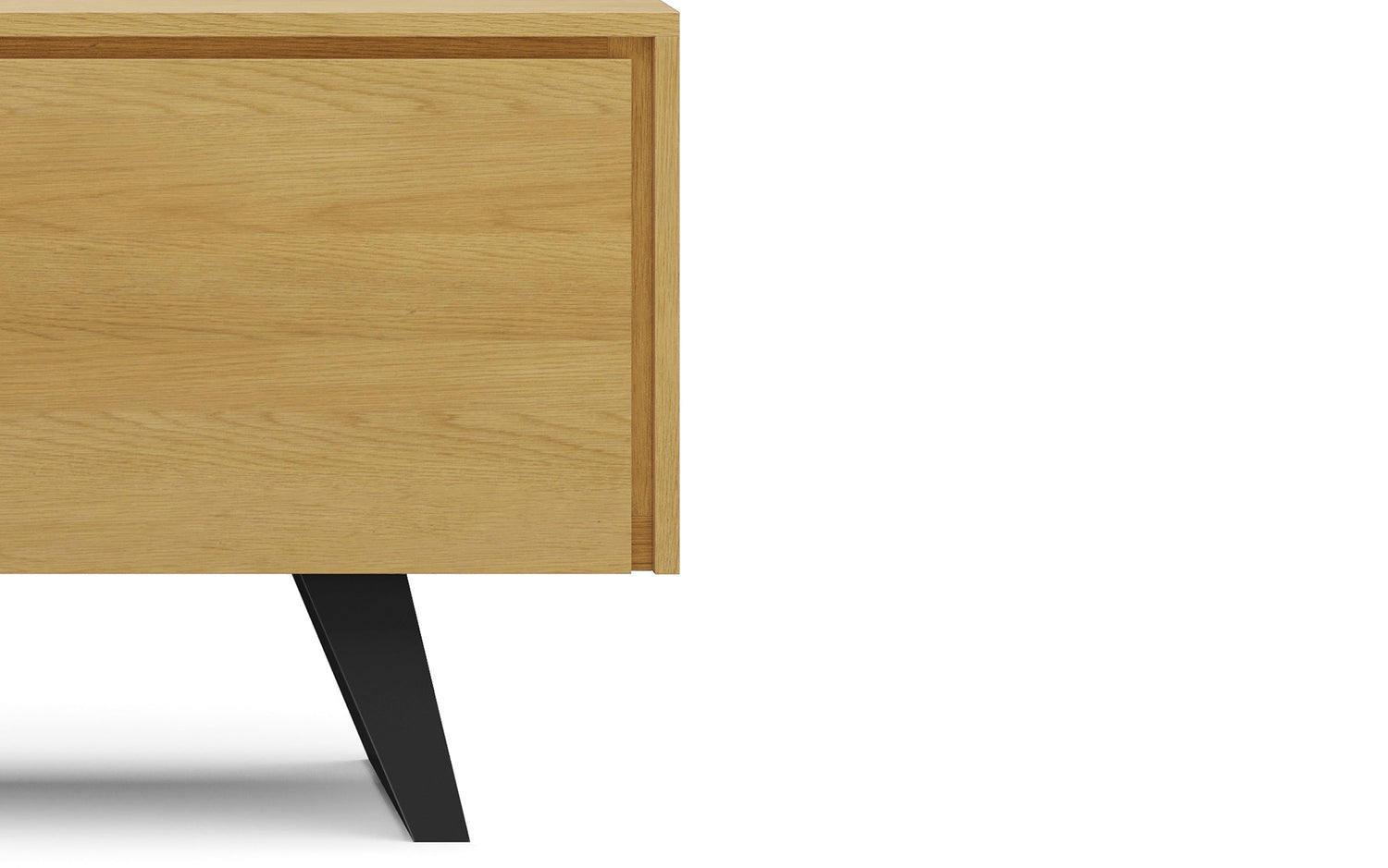 Oak Oak | Lowry Solid Acacia Wood Wide TV Media Stand For TVs up to 70 Inches