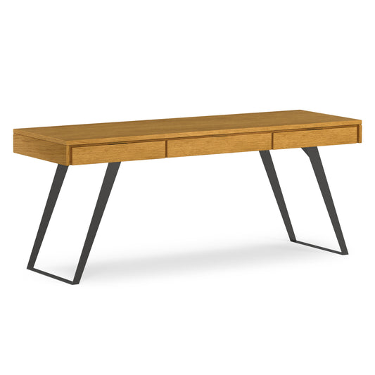 Oak Veneer Oak | Lowry Large Desk in Oak
