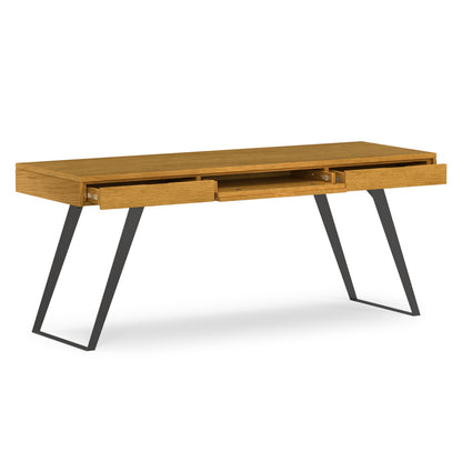 Oak Veneer Oak | Lowry Large Desk in Oak