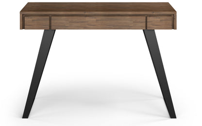 Lowry Small Desk in Rustic Natural Aged Brown