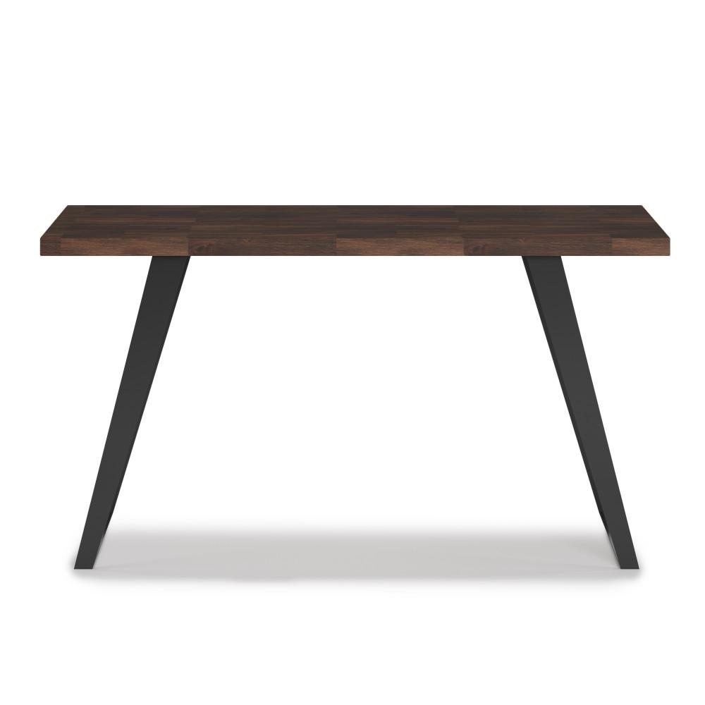 Distressed Charcoal Brown | Lowry Flat Top Desk