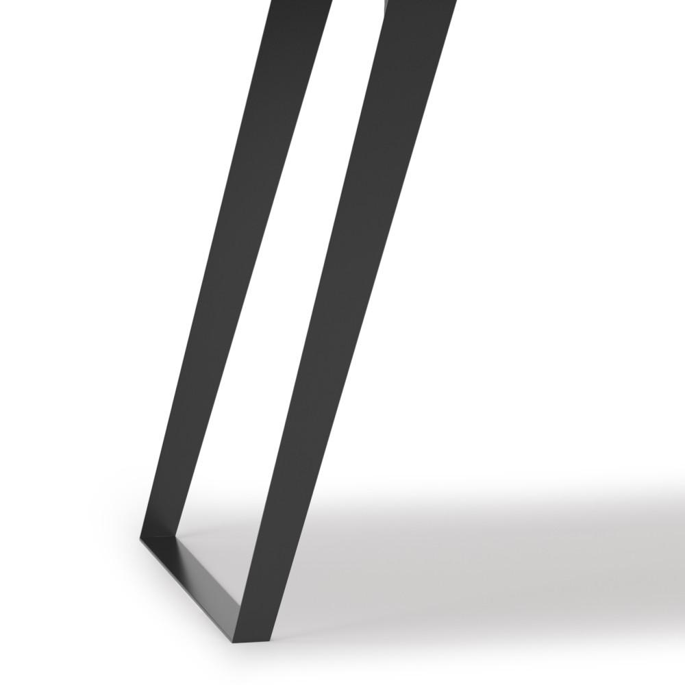 Distressed Charcoal Brown | Lowry Flat Top Desk