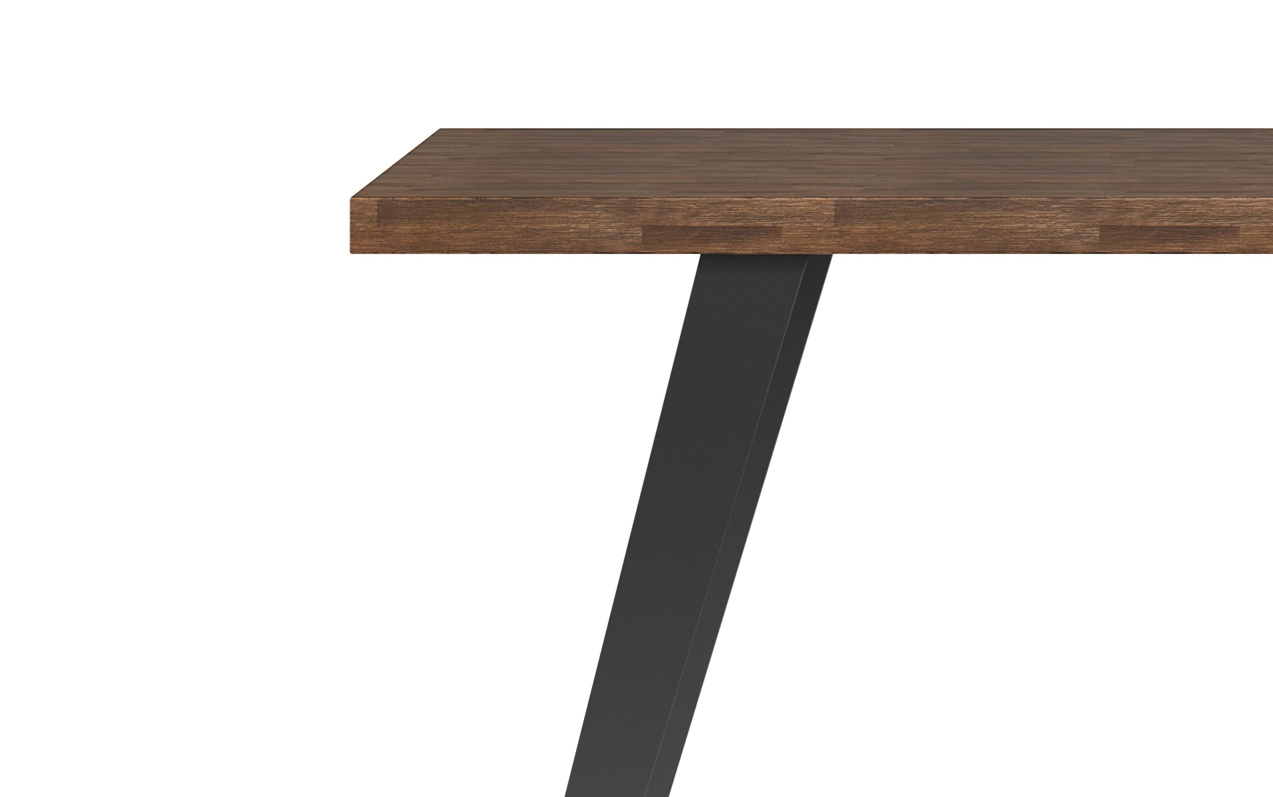 Rustic Natural Aged Brown | Lowry Flat Top Desk