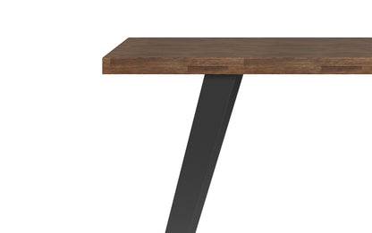 Rustic Natural Aged Brown | Lowry Flat Top Desk