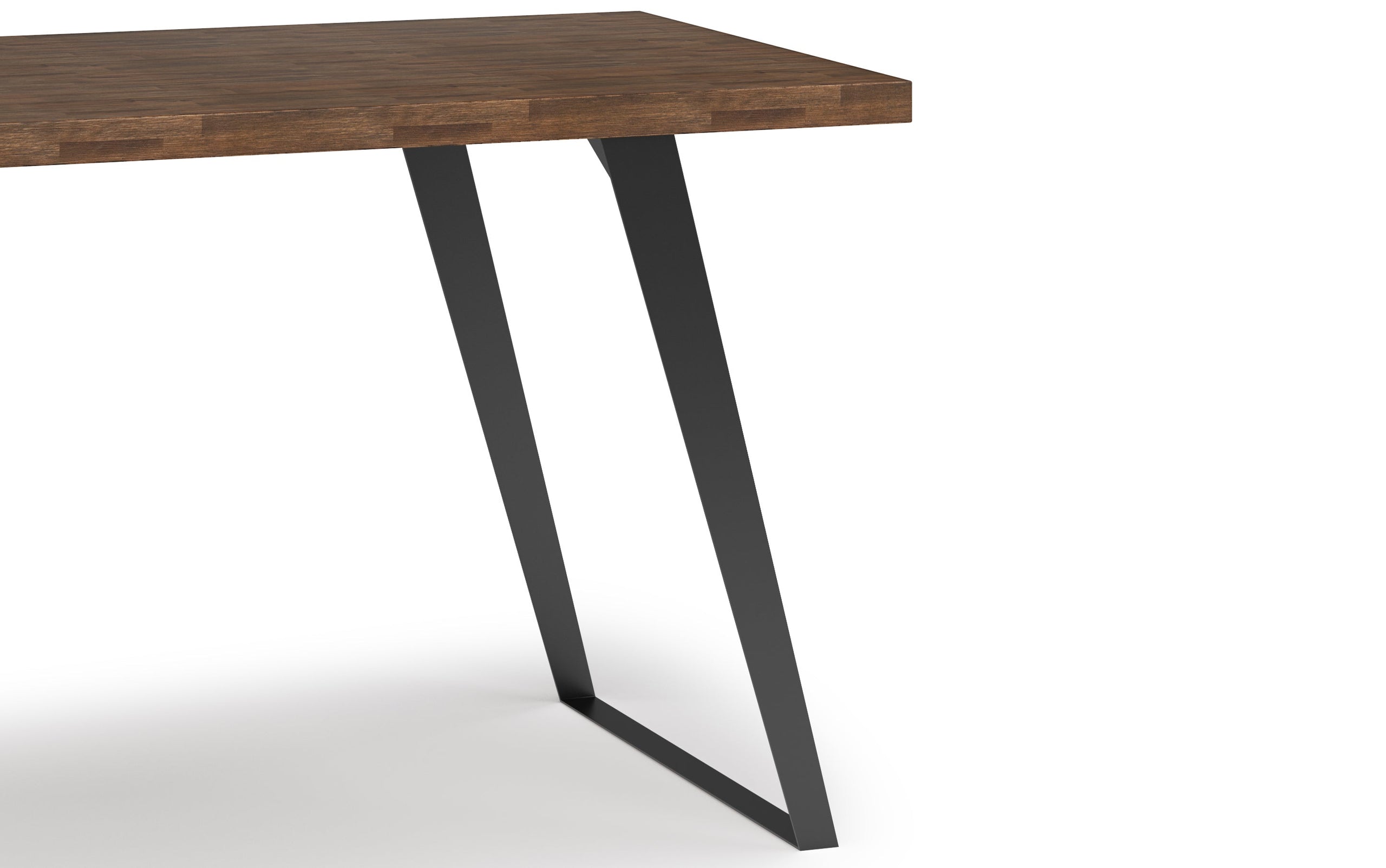 Rustic Natural Aged Brown | Lowry Flat Top Desk