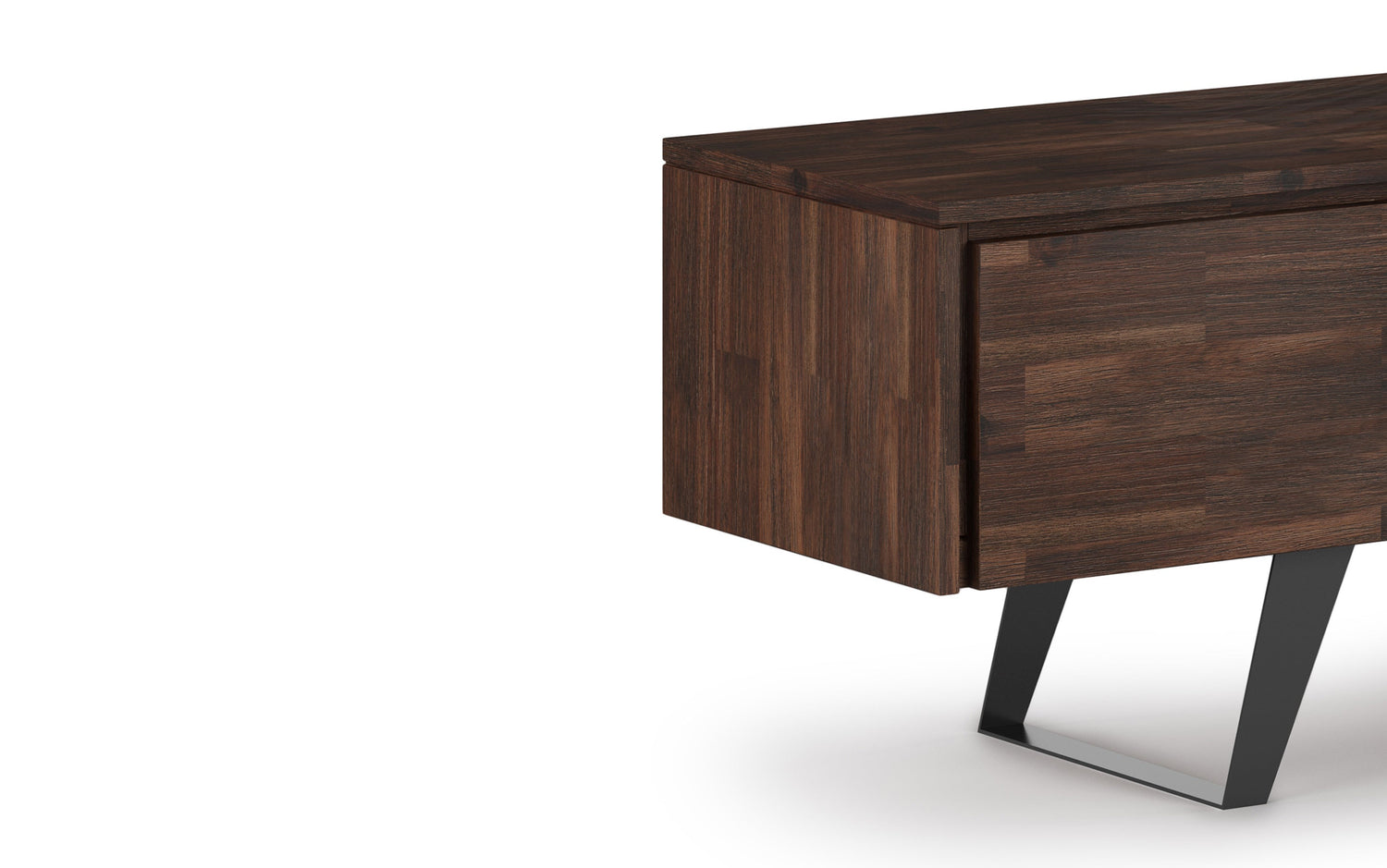 Distressed Charcoal Brown | Lowry 72 inch TV Media Stand