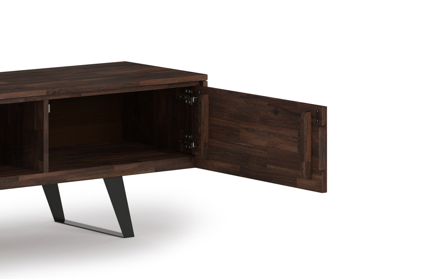 Distressed Charcoal Brown | Lowry 72 inch TV Media Stand