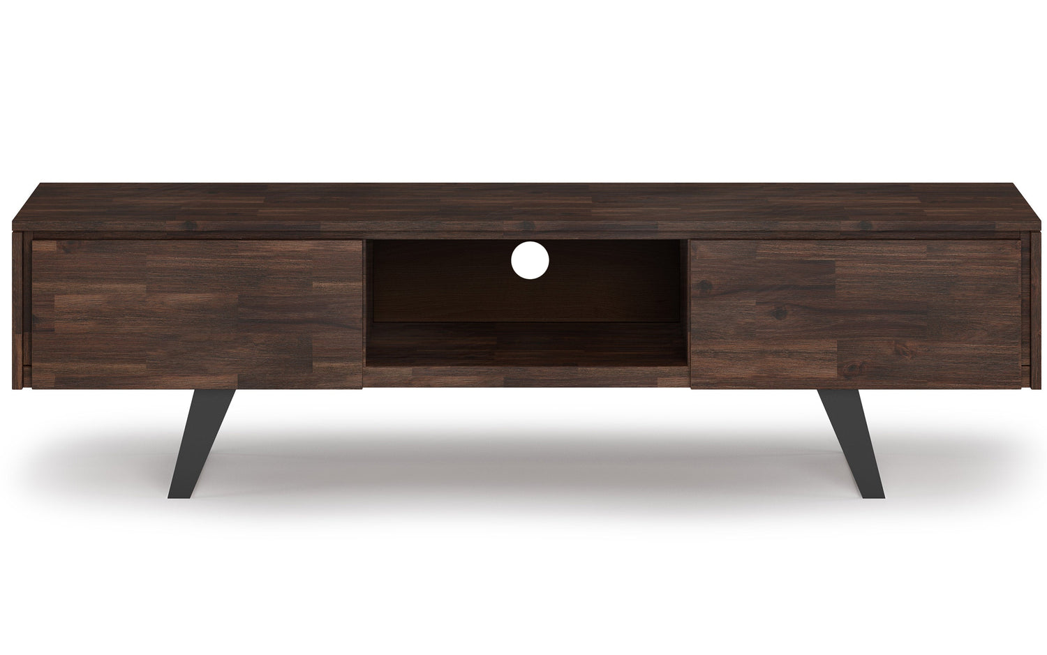 Distressed Charcoal Brown | Lowry 72 inch TV Media Stand