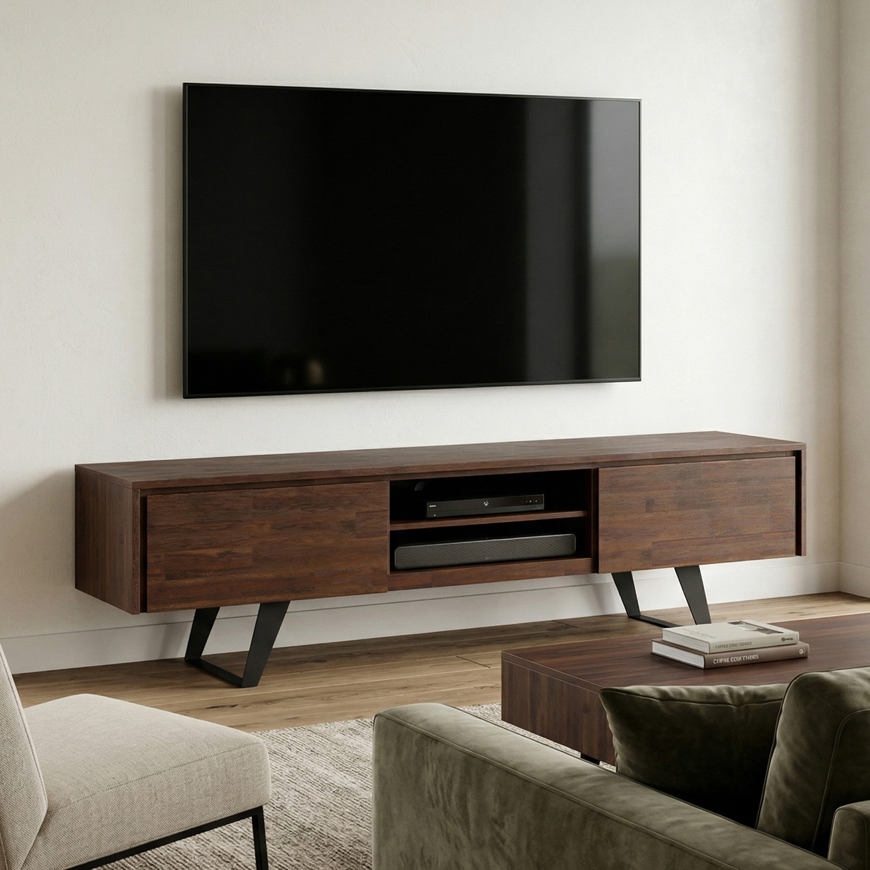 72 Inch TV Stand | Lowry Industrial Media Console – Simpli Home