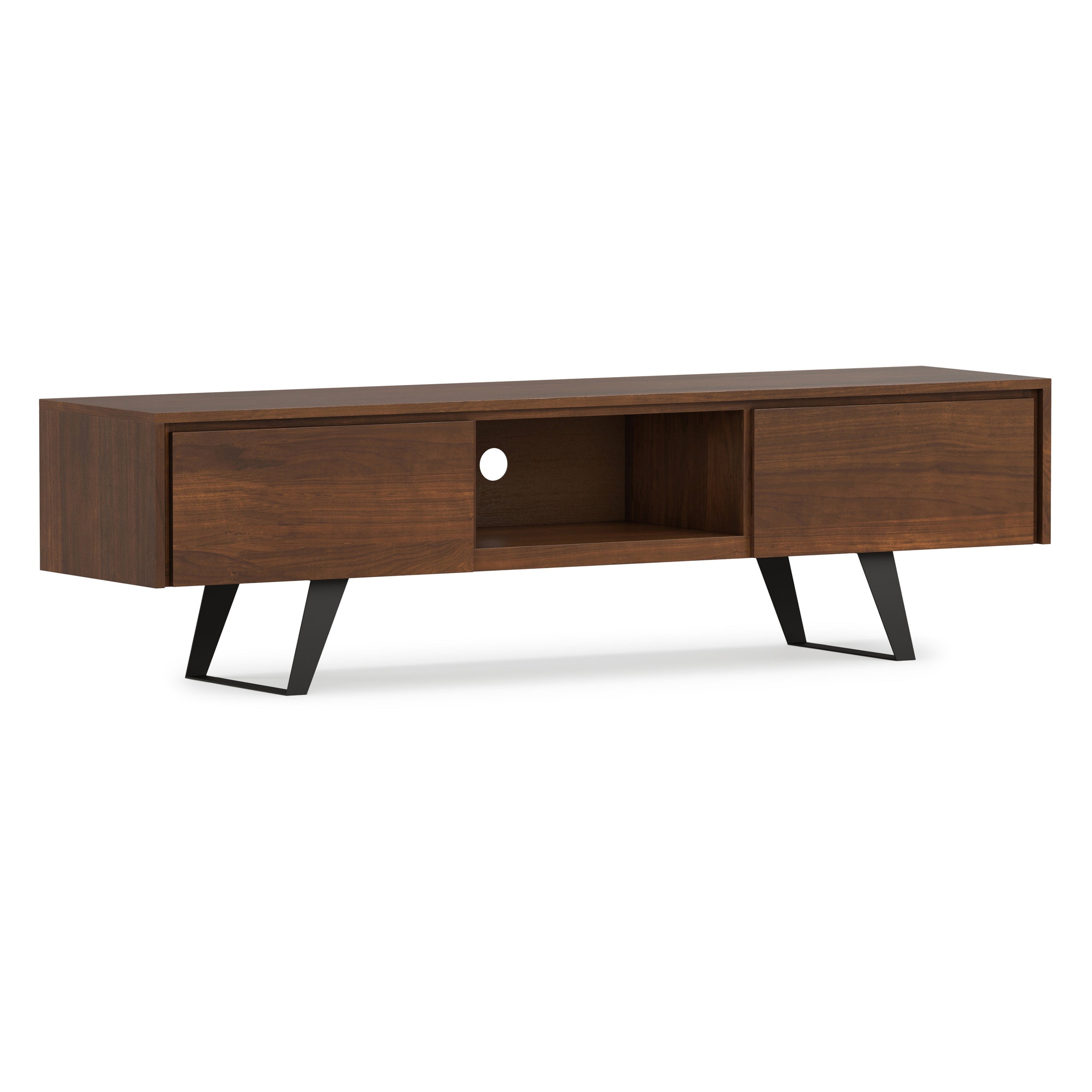 Walnut Walnut | Lowry 72 inch TV Media Stand in Walnut