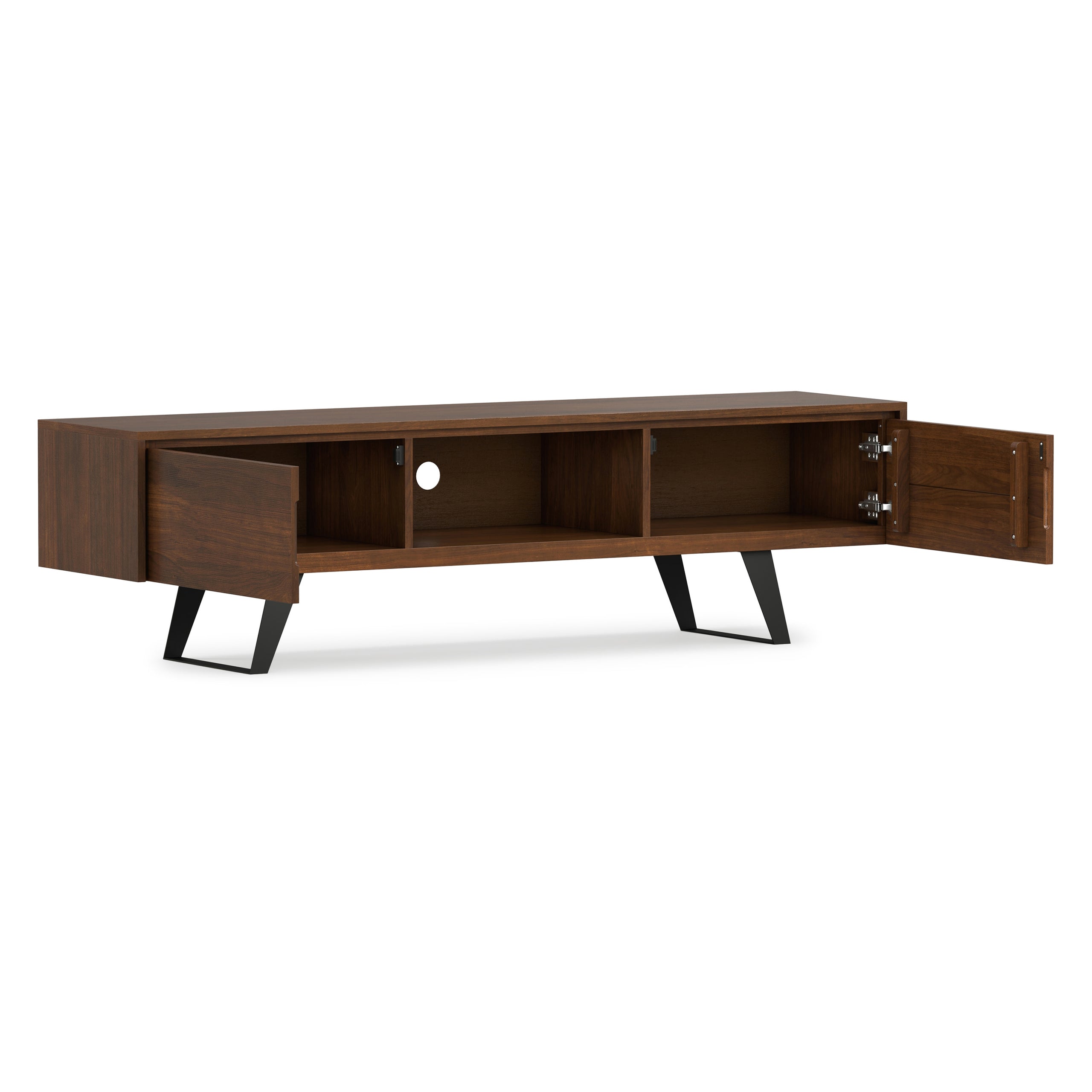 Walnut Walnut | Lowry 72 inch TV Media Stand in Walnut