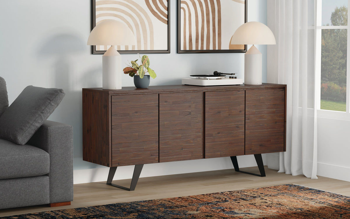 Simpli Home - Lowry Large 4 Door Sideboard Buffet