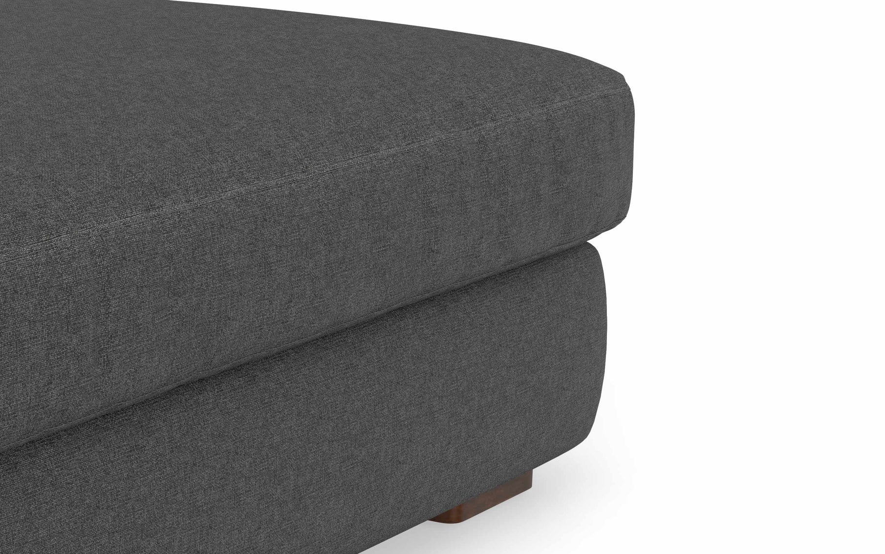 Pebble Grey Performance Fabric | Charlie Deep Seater Left Sectional