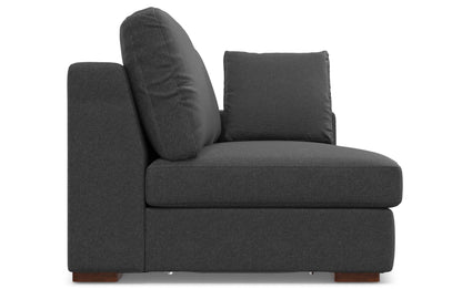 Pebble Grey Performance Fabric | Charlie Deep Seater Left Sectional