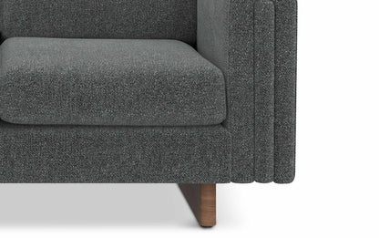 Dark Grey Performance Fabric | Jones 61 inch Loveseat in Performance Fabric