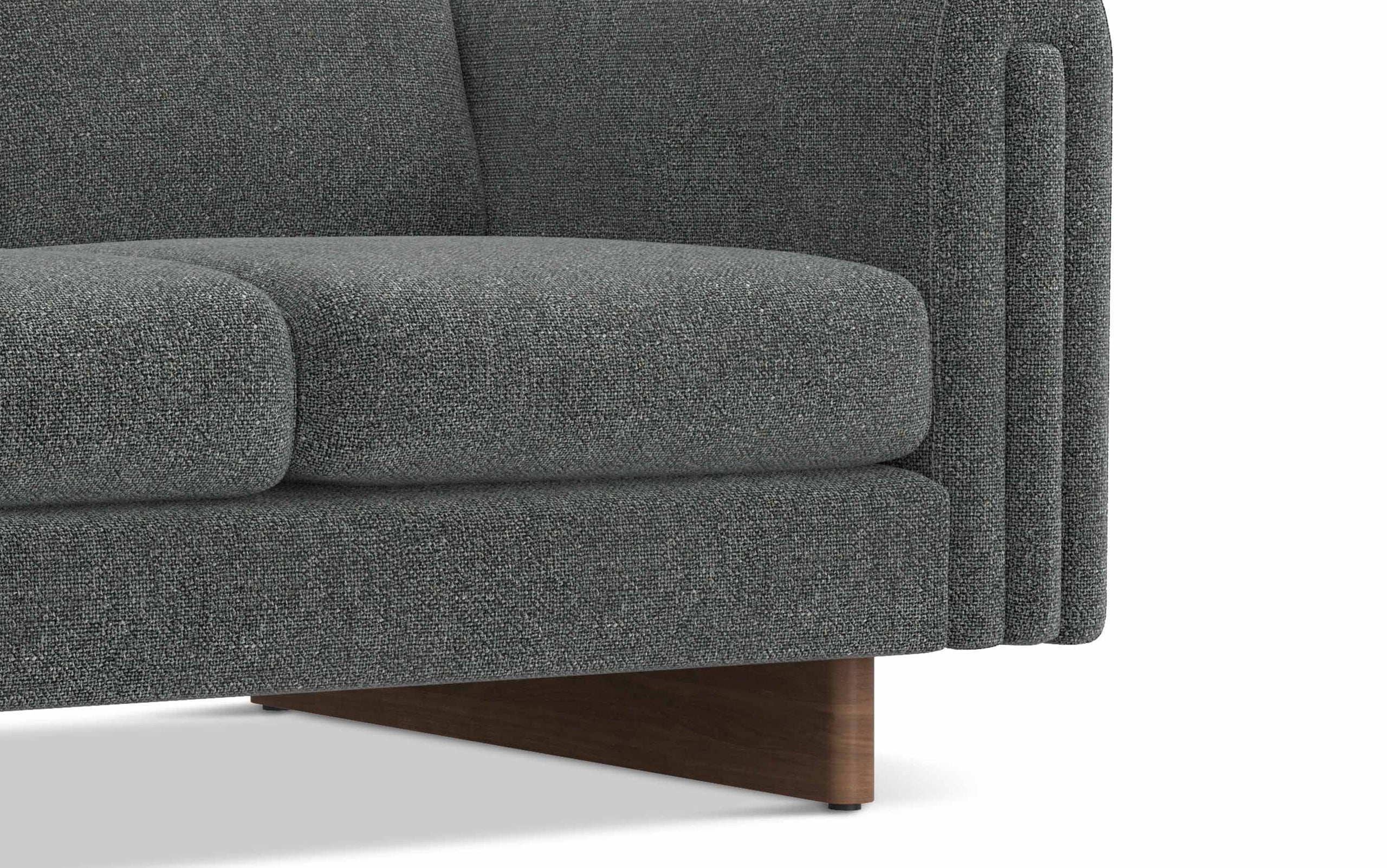 Dark Grey Performance Fabric | Jones 61 inch Loveseat in Performance Fabric