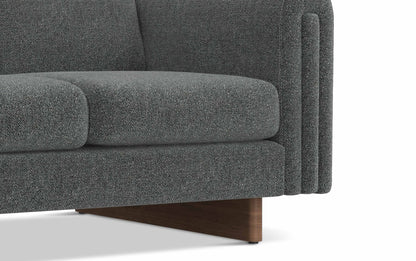 Dark Grey Performance Fabric | Jones 61 inch Loveseat in Performance Fabric