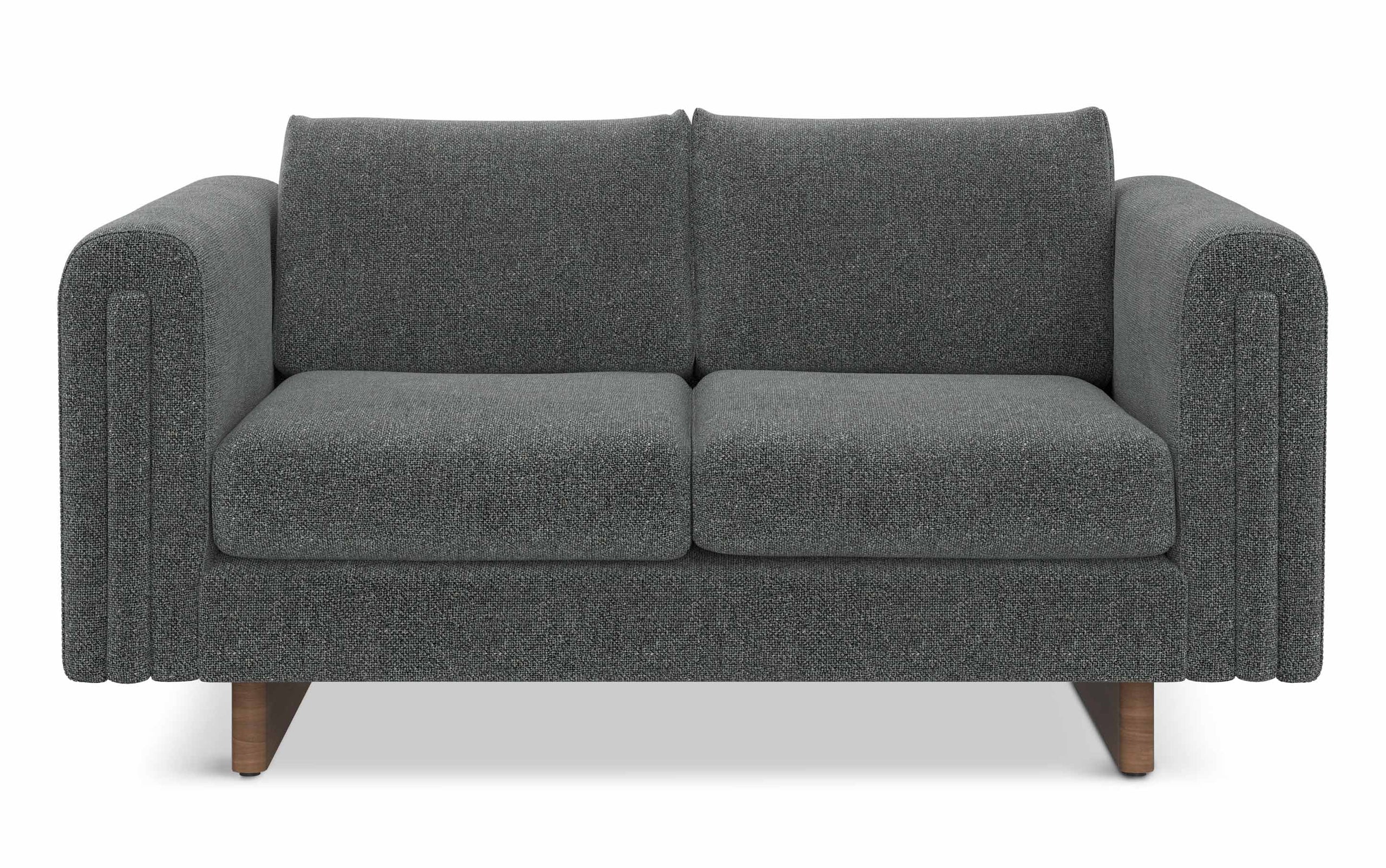 Dark Grey Performance Fabric | Jones 61 inch Loveseat in Performance Fabric