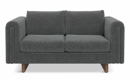 Dark Grey Performance Fabric | Jones 61 inch Loveseat in Performance Fabric