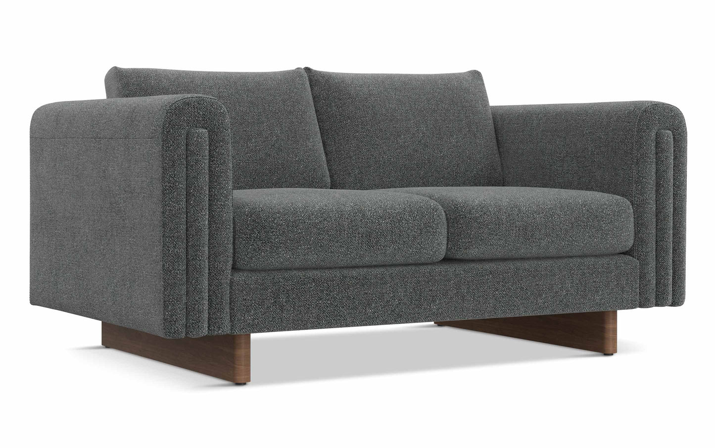 Dark Grey Performance Fabric | Jones 61 inch Loveseat in Performance Fabric
