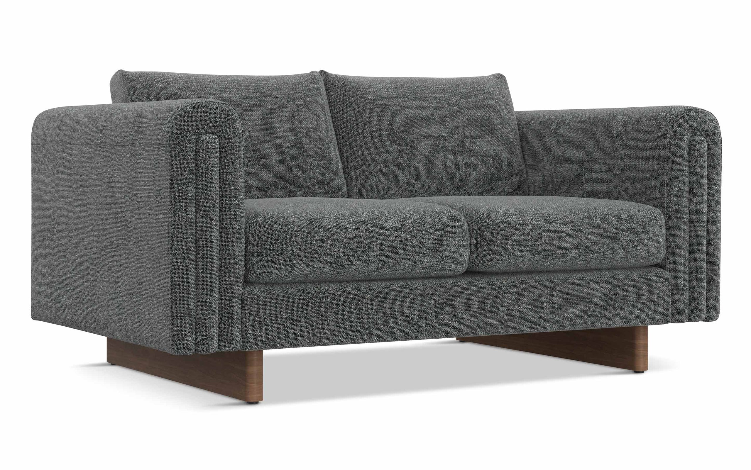 Dark Grey Performance Fabric | Jones 61 inch Loveseat in Performance Fabric